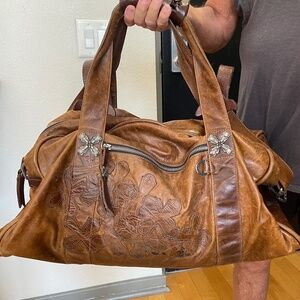 Vintage Brown Kodiak Leather Bag